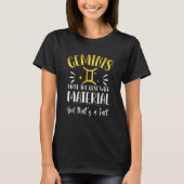 Gemini Zodiac Sign Quote Tシャツ (正面)