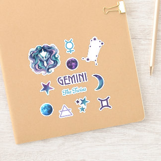 Gemini Zodiac Sticker Collection シール