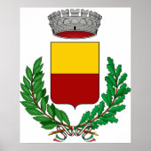 Gemona del Friuli Stemma，イタリア ポスター (正面)