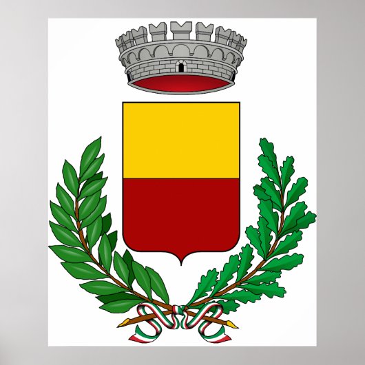 Gemona del Friuli Stemma,イタリア ポスター (正面)