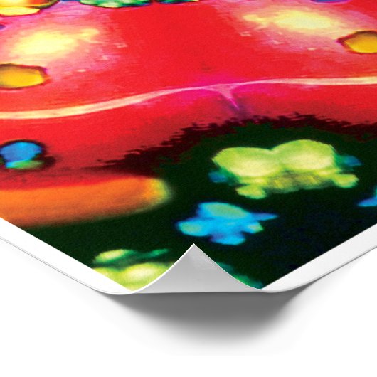 Gemsキネティックコラージュ万華鏡のように千変万化するパターンポスター ポスター (角)