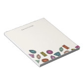 Gemsメモ帳 – 木炭 ノートパッド (アングル)