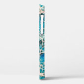 Gemstoneシリーズ – スタイリッシュターコイズロードマップケース – M Case-Mate iPhoneケース (裏面 / 左)