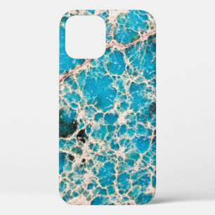 Gemstoneシリーズ – スタイリッシュターコイズロードマップケース – M iPhone 12ケース
