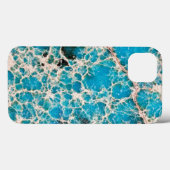 Gemstoneシリーズ – スタイリッシュターコイズロードマップ Case-Mate iPhoneケース (裏面 (横))