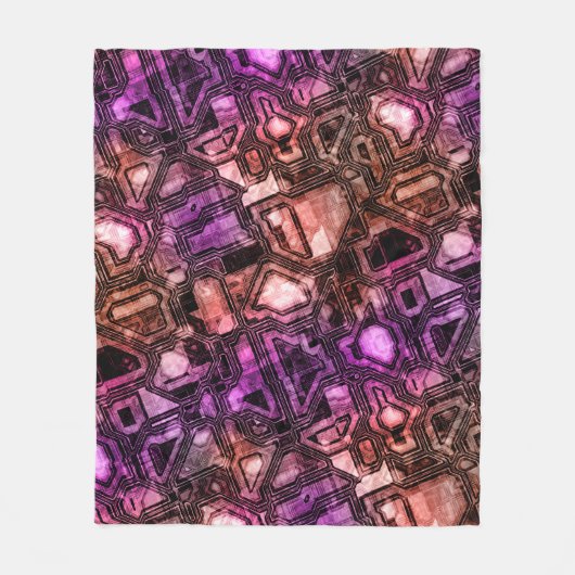 gemstone circuits - アストロフレア : フリースブランケット (正面)