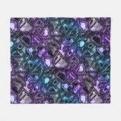 gemstone circuits - astro shadow : フリースブランケット (正面(横))