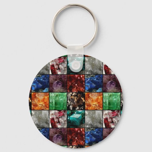 Gemstone Collage Keychain キーホルダー (正面)
