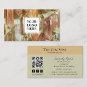 Gemstone Crystals Business Card 名刺 (正面/裏面)