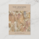 Gemstone Jewelry Display Card 名刺 (正面)