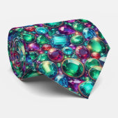 Gemstone Neck Tie | Jewel Tone Colors ネクタイ (ロール)