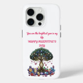 Gemstone Tree Happy Valentine's day Case-Mate iPhoneケース (裏面)