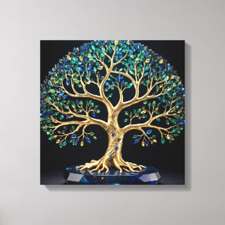 Gemstone Tree of Life キャンバスプリント