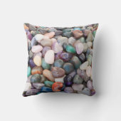 Gemstones Crystals Pebbles クッション (裏面)