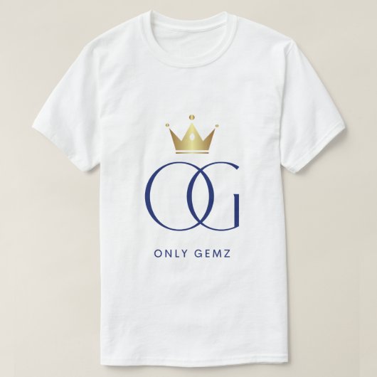 GemzロゴのみTシャツ – 公式 Tシャツ (デザイン正面)