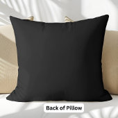 Gen おもしろい X定義ブラックタイポグラフィ クッション