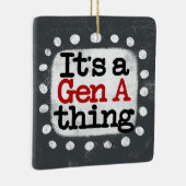 Gen A Thingオーナメント セラミックオーナメント (右)