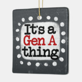 Gen A Thingオーナメント セラミックオーナメント (左)