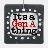 Gen A Thingオーナメント セラミックオーナメント (裏面)
