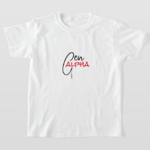 Gen ALPHAキッズTシャツ
