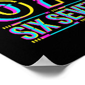 Gen Alpha Six Seven 6 7 Meme  ポスター (角)