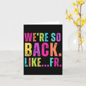 Gen Alpha Slang Gen Z Back To School 2025 Teachers カード (黄色い花)