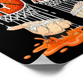 Gen Alpha Slang Kids 67 Basketball Ice Cream Drip  ポスター (角)