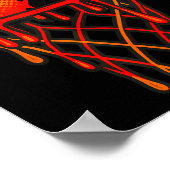 Gen Alpha Slang Kids 67 Basketball Ice Cream Drip  ポスター (角)