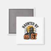 Gen Alpha Z 67 Meme Six Seven 6-7 Funny Internet J マグネット (正面/裏面)