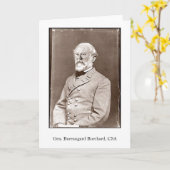 Gen. Bureaugard Burchard、CSA カード (黄色い花)