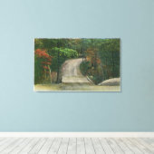Gen Burgoyneの最後の橋のレプリカ キャンバスプリント (インサイチュ (ウッドフロア))