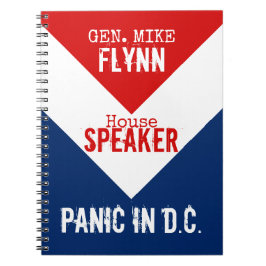 Gen Mike Flynn Speaker of the House Panic in DC ノートブック