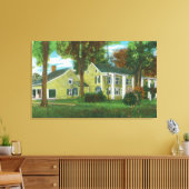 Gen Philip Schuyler's Mansionの外観ビュー キャンバスプリント (インサイチュ (リビング))