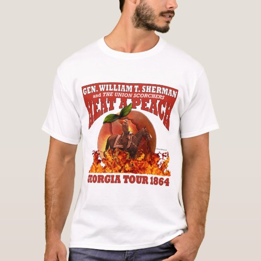 Gen Sherman 'Heat a Peach' Tour 1864シャツ(Light) Tシャツ (正面)