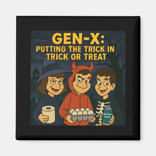 Gen-Xキッズ：いたずら師 マグネット (正面)