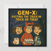 Gen-Xキッズ：いたずら師 招待状 (正面)