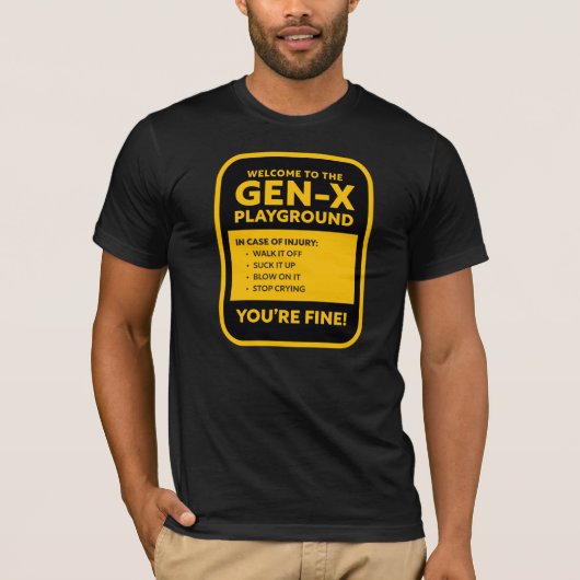Gen-Xプレイグラウンド Tシャツ (正面)