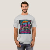 Gen Xレトロ80sのVaporwave – 存在していた、そうした Tシャツ (正面フル)