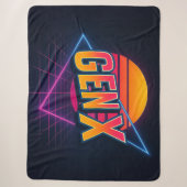 Gen Xレトロ80s シェルパブランケット (正面)