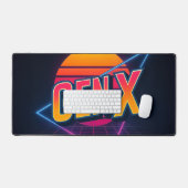 GEN Xレトロ80s デスクマット (キーボード&マウス)