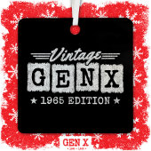 Gen X世代Gen Xer 1965生まれ Gen X誕生日 メタルオーナメント