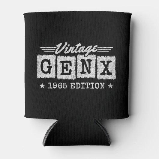 Gen X世代Gen Xer 1965生まれ Gen X誕生日 缶クーラー (正面)