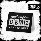 Gen X世代Gen Xer 1975生まれ Gen X誕生日 カード
