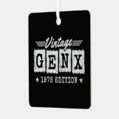 Gen X世代Gen Xer 1976生まれ Gen X誕生日 メタルオーナメント (正面左)