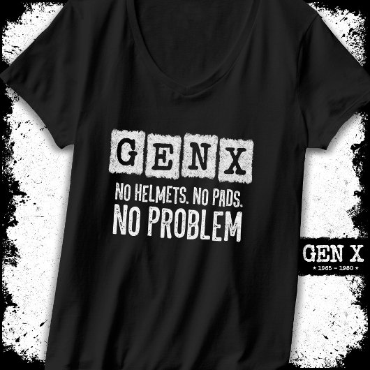 Gen X世代X問題なしGen Xer世代おもしろいX Tシャツ