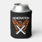 Gen X世代Xerフェニックス鳥世代X 缶クーラー (缶正面)