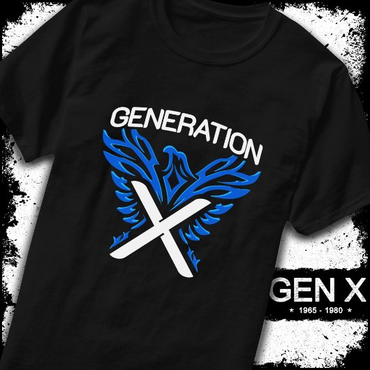 Gen X世代Xerフェニックス鳥世代X Tシャツ