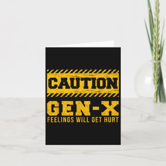 Gen-x感覚がパパの父おもしろいの日を傷つける カード (正面)