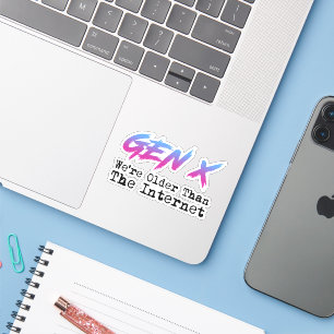Gen X – インターネットより古い シール