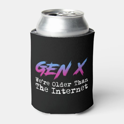 Gen X – インターネットより古い 缶クーラー (缶正面)